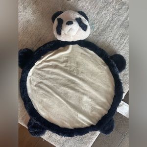 Pottery barn plush panda play mat - used in good condition